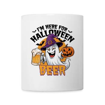 Lustiger Geist I'm here for Halloween Beer - Mug - white - Front