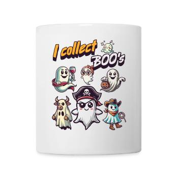 Lustiger Gespenster Sammler Vintage Retro Design - Tasse - Weiß - Vorne
