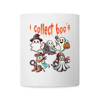 I Collect Boos Lustiger Gespenster Sammler - Tasse - Weiß - Vorne