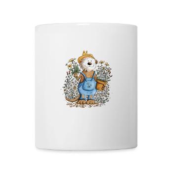 Garten Spruch Otter Gärtner - Tasse - Weiß - Vorne