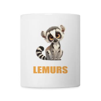 Lémuren Lémuriens Lémurien - Mug blanc - blanc - Devant