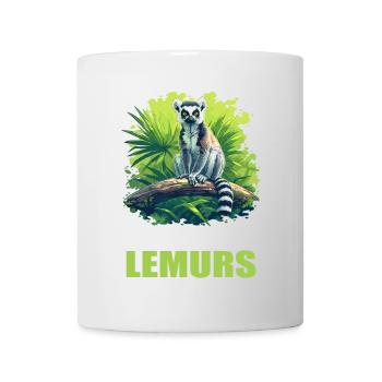 Lémuren Lémuriens Lémurien - Mug blanc - blanc - Devant