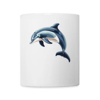 Dolphin Dolphins Dolphin - Mug - white - Front