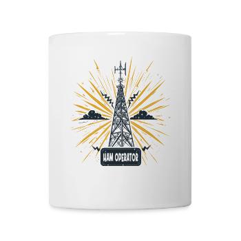 Stolzer Amateurfunk-betreiber - Tasse - Weiß - Vorne