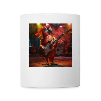 Perroquet - Mug blanc - blanc - Devant