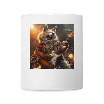 Wolf - Tasse - Weiß - Vorne