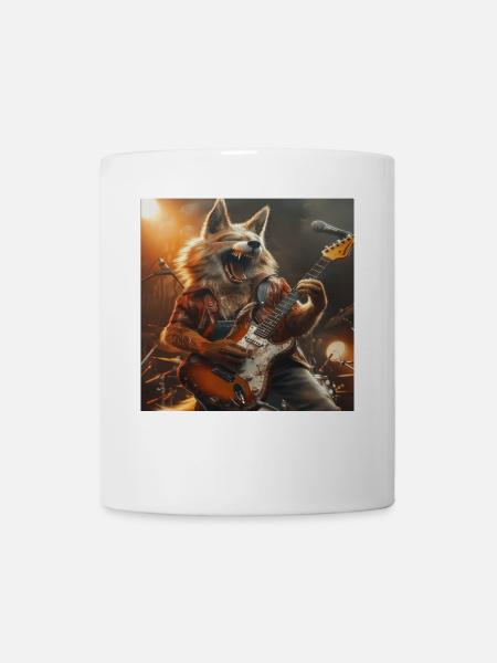 Wolf - Tasse - Weiß