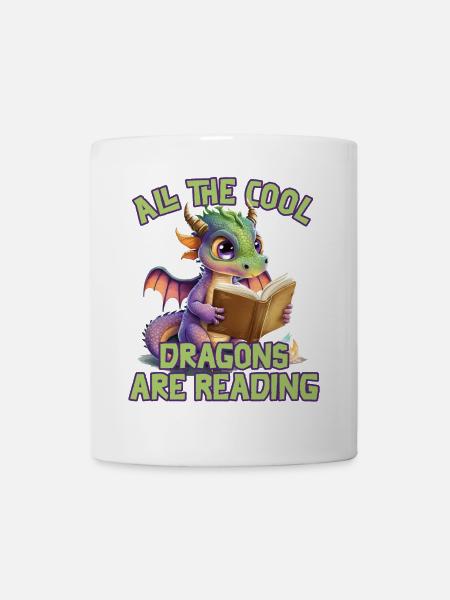 Tous les cerfs-volants de lecture pour enfants - Mug blanc - blanc