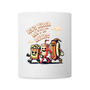 Yummy Funny Halloween Design Horror Movies - Mug - white - Front