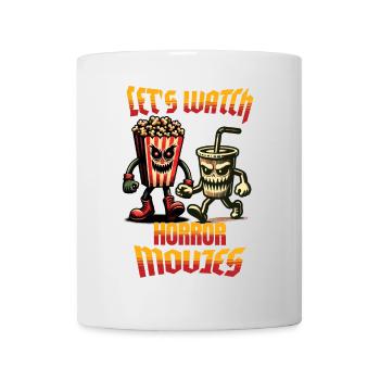 Horror Movies Funny Halloween Saying Design - Mug - white - Front