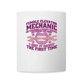 I Get It Right The First Time Inspector Elevator - Mug - white - Front