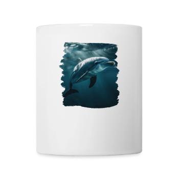 Dolphin Dolphins Dolphin - Mug - white - Front