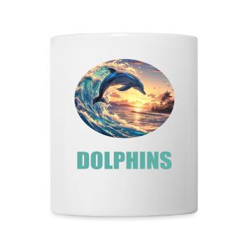 Dolphin Dolphins Dolphin - Mug - white - Front
