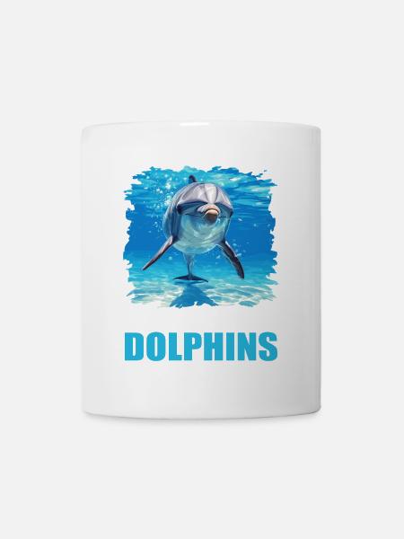 Dauphin Dauphins Dauphin - Mug blanc - blanc