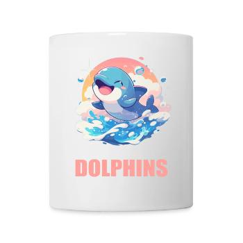 Dolphin Dolphins Dolphin - Mug - white - Front