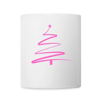 FROHE WEIHNACHTEN WEIHNACHTSBAUM FRAUEN - Tasse - Weiß - Vorne