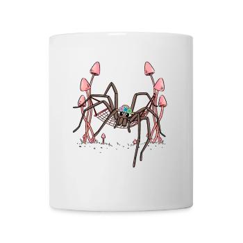 Spinne Spinnen abhängen Hängematte Spinnennetz - Tasse - Weiß - Vorne