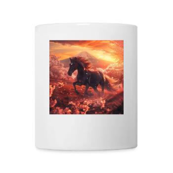 Pferd - Tasse - Weiß - Vorne