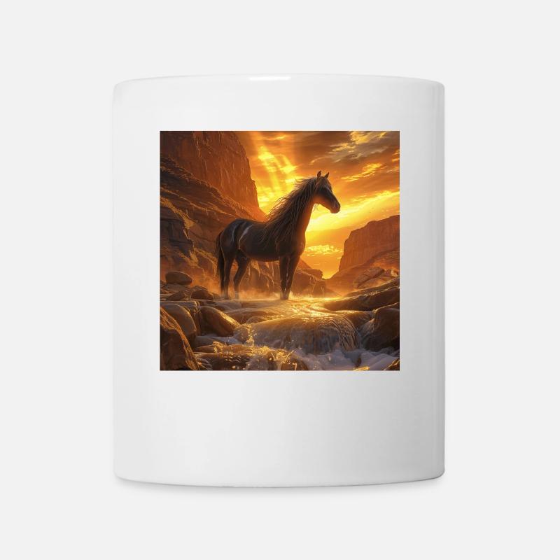 Pferd - Tasse - Weiß