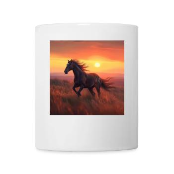 Pferd - Tasse - Weiß - Vorne