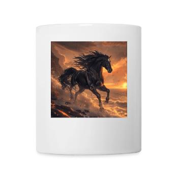 Pferd - Tasse - Weiß - Vorne