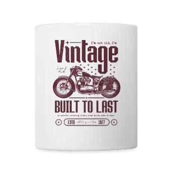 Vintage Motorcycle Bikers Motorbike Birthday 1977 - Mug - white - Front