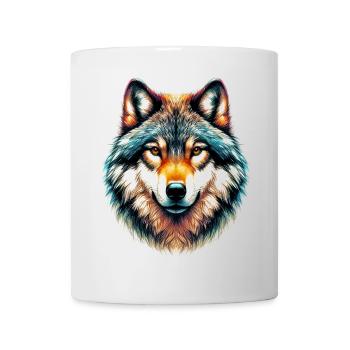 Wolf - Tasse - Weiß - Vorne