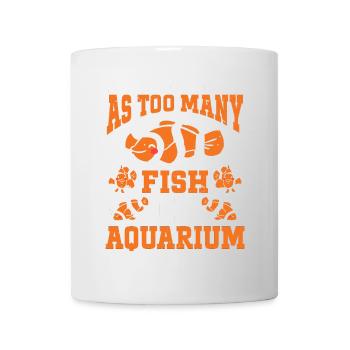 Aquarium Fish Tank Aquarist - Tasse - Weiß - Vorne