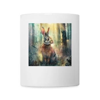 Kaninchen - Tasse - Weiß - Vorne