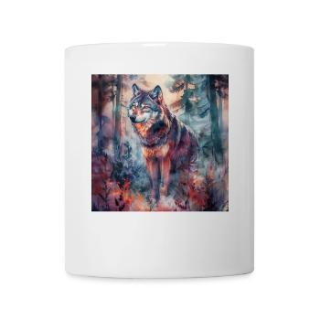 Wolf - Mug - white - Front
