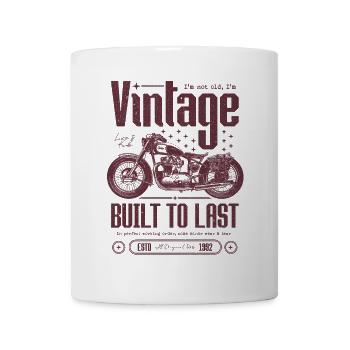 Moto Vintage Motards Moto Anniversaire 1992 - Mug blanc - blanc - Devant