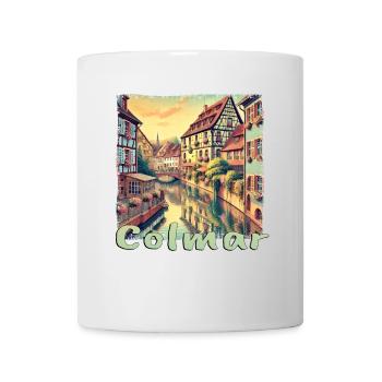 Colmar Frankreich Altstadt Kanal Altbau Urlaub - Tasse - Weiß - Vorne