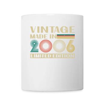 2006 Vintage Retro Cadeau D'anniversaire - Mug blanc - blanc - Devant