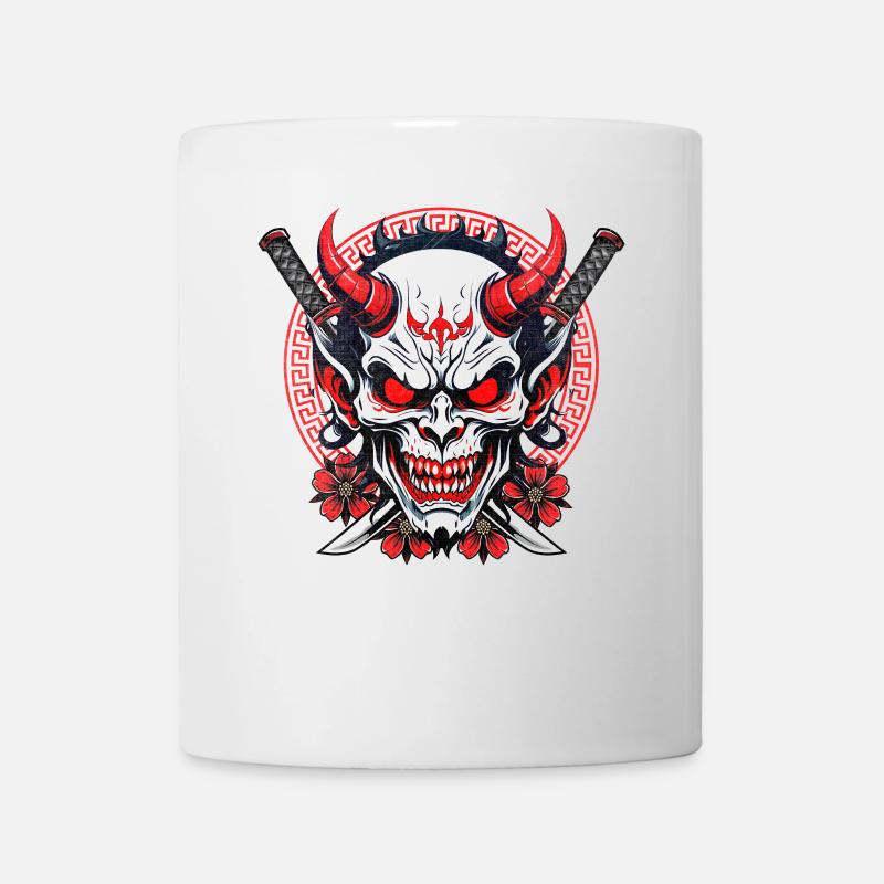 Démon japonais Art Diable - Mug blanc - blanc
