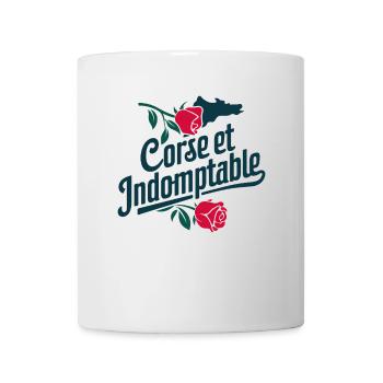Corse et Indomptable Beauté Nature Liberté - Mug blanc - blanc - Devant
