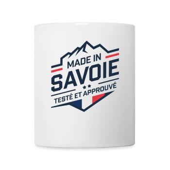 Made in Savoie getesteter und bewährter savoyischer Humor - Tasse - Weiß - Vorne