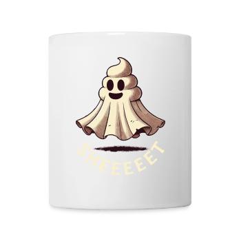 Funny poop pile ghost humorous poop - Mug - white - Front