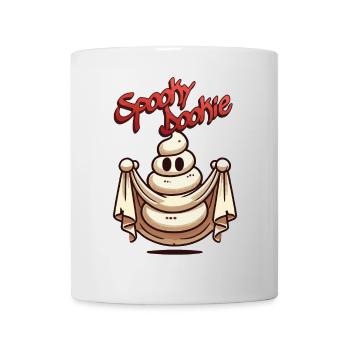 Funny poop pile ghost spooky dookie design - Mug - white - Front