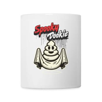 Funny poop pile ghost spooky dookie - Mug - white - Front