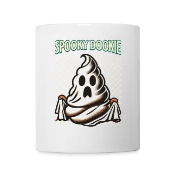 Funny poop pile ghost spooky dookie - Mug - white - Front