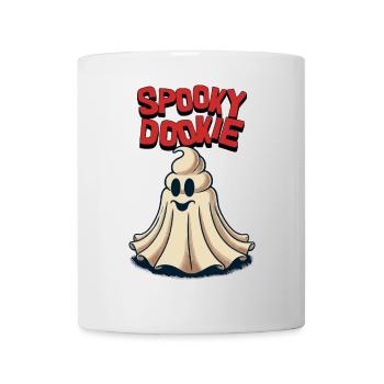 Funny poop pile ghost spooky dookie retro - Mug - white - Front