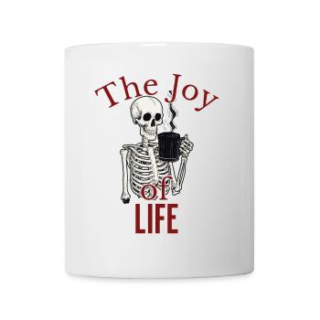Coffee The Joy Of Life Funny Coffee Lover - Mug - white - Front