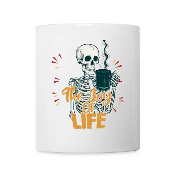 Café La Joie Drôle Amateur de Café Halloween - Mug blanc - blanc - Devant