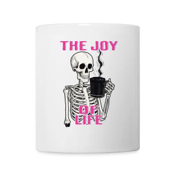 Coffee The Joy Of Life Funny Coffee Lover - Mug - white - Front