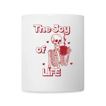Coffee The Joy Of Life Funny Coffee Lover - Mug - white - Front