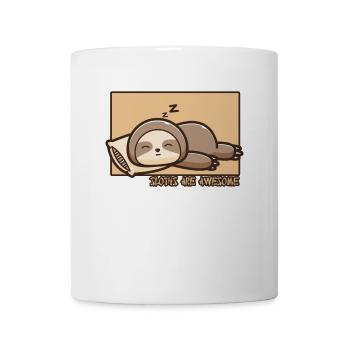 Sloth Doodle Chinese Hanzi Folivora - Mug - white - Front