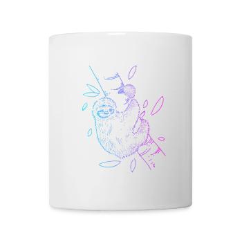 Brown-Throated Pilosa Folivora Lover Sloth - Mug - white - Front