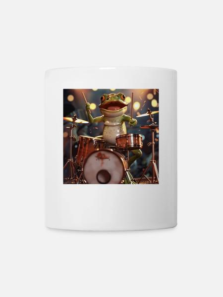 Frosch - Tasse - Weiß