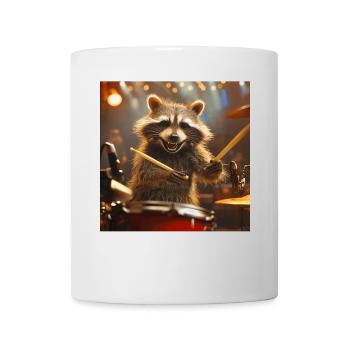 Raton laveur - Mug blanc - blanc - Devant