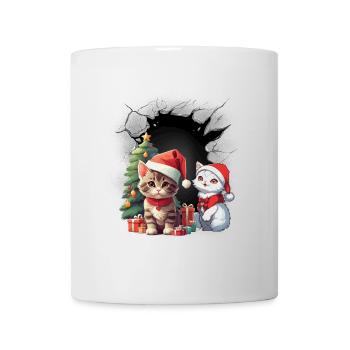 Santa Claus Santa Claus Cats Cat Kitten Child - Mug - white - Front